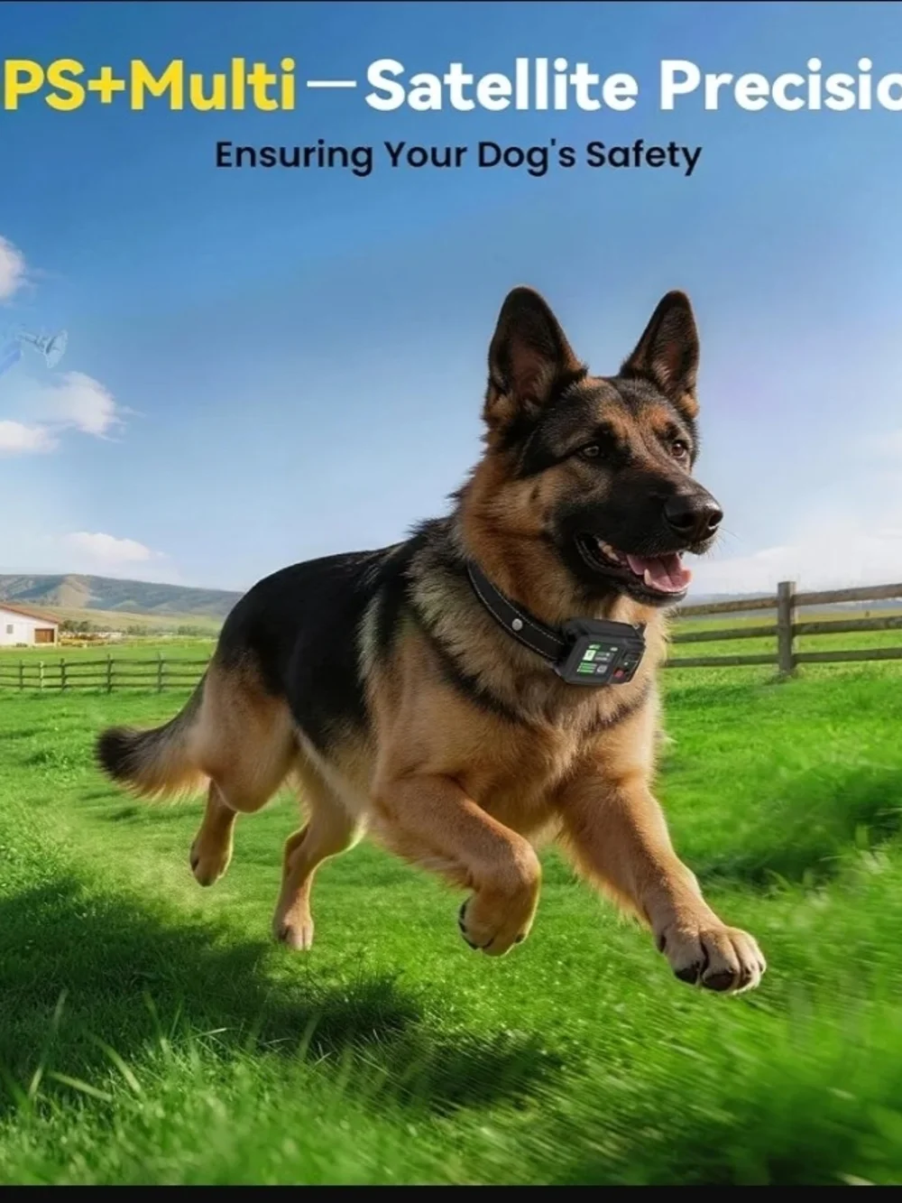 GPS Wireless Fence Collar